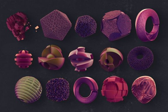 Free 3D Abstract Shapes 17