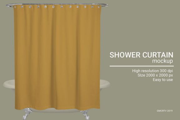Shower Curtain Mock-Up