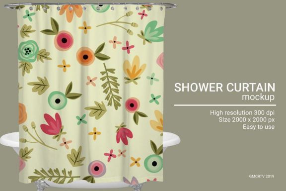 Shower Curtain Mock-Up