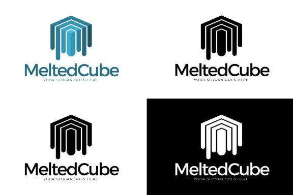 Melted Cube Logo