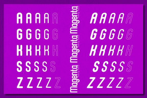 Magenta Family Fonts