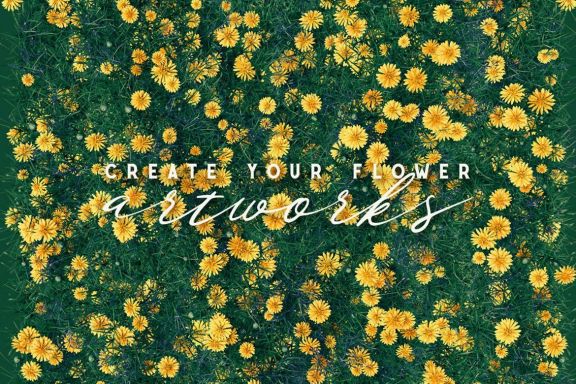 Summer Flower - 3D Lettering