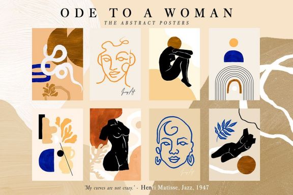 Ode to a woman Postcard Set
