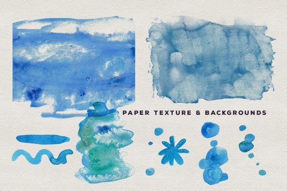 Free Watercolor Underwater World