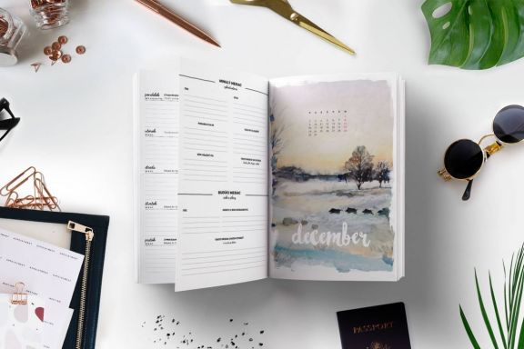 Fancy Journal – Notebook – Planner Mockups (16 in 1)