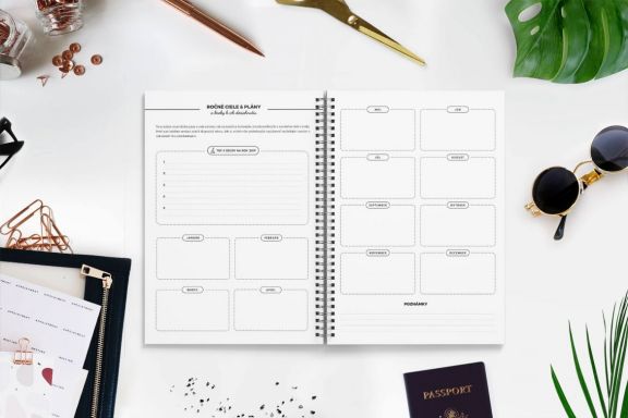 Fancy Journal – Notebook – Planner Mockups (16 in 1)