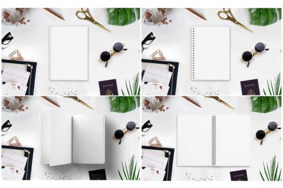Fancy Journal – Notebook – Planner Mockups (16 in 1)