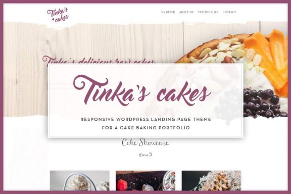 Tinka – Cake Baking Portfolio Theme FILETYPE