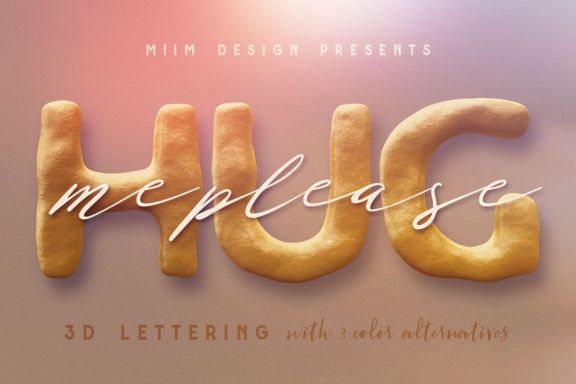 Plasticine – 3D Lettering