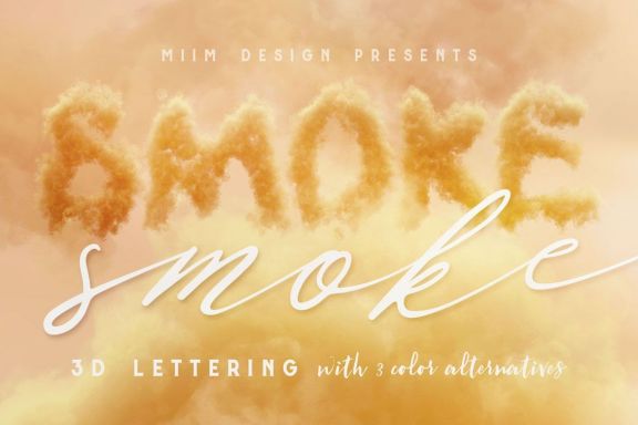 Clouds – 3D Lettering