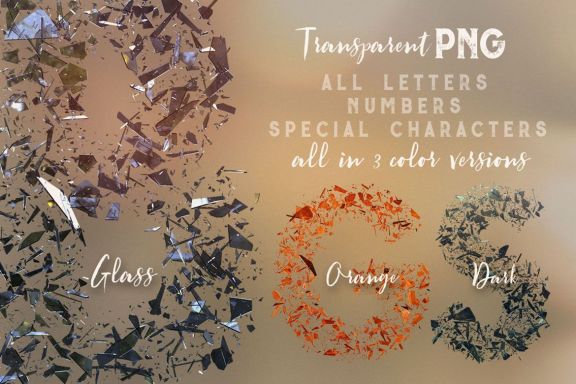 Boom: Glass Explosion – 3D Lettering