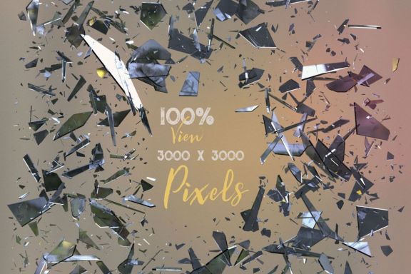 Boom: Glass Explosion – 3D Lettering