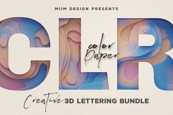 Color Paper – 3D Lettering