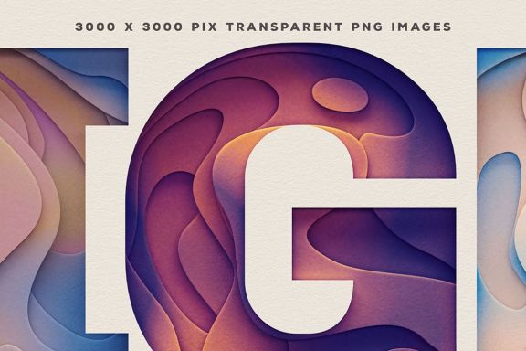 Color Paper – 3D Lettering