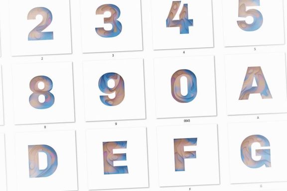 Color Paper – 3D Lettering