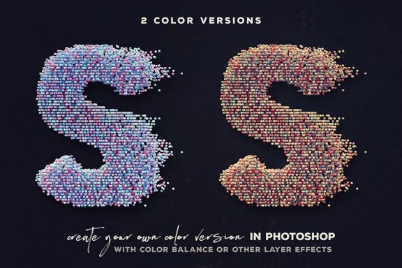 Crumbling – 3D Lettering