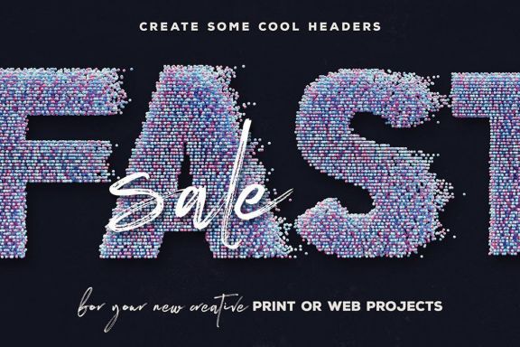 Crumbling – 3D Lettering