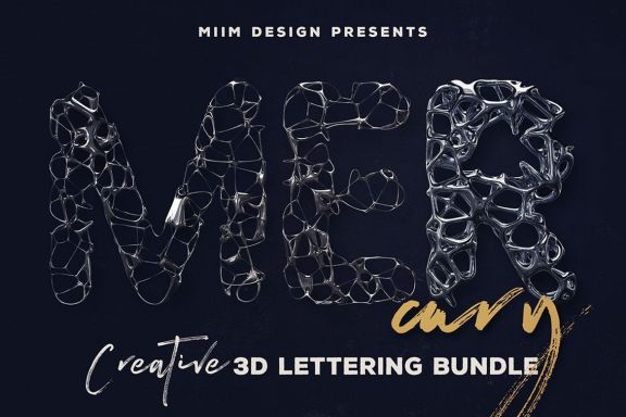Mercury – 3D Lettering