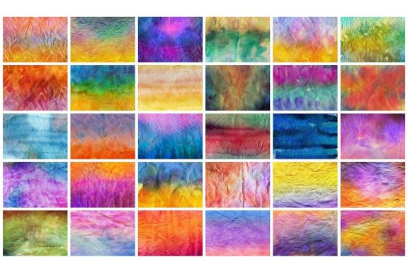 Colorful Crumpled Paper Textures 2