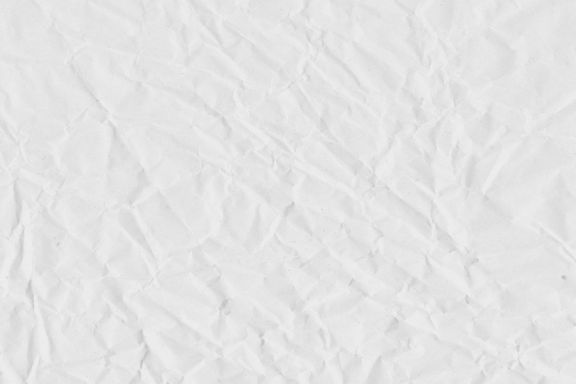 White Crumpled Paper Textures
