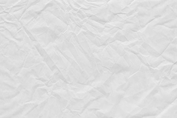 White Crumpled Paper Textures