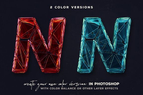 Trianglo- 3D Lettering