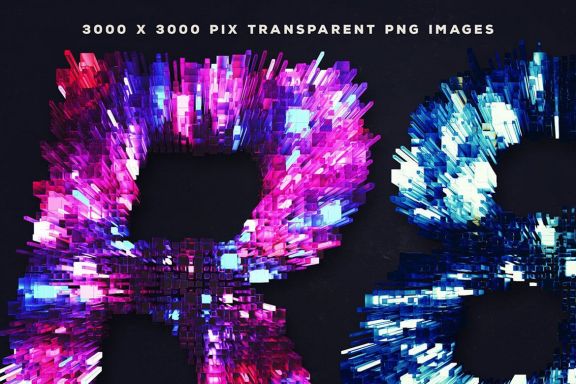 Pixelo – 3D Lettering