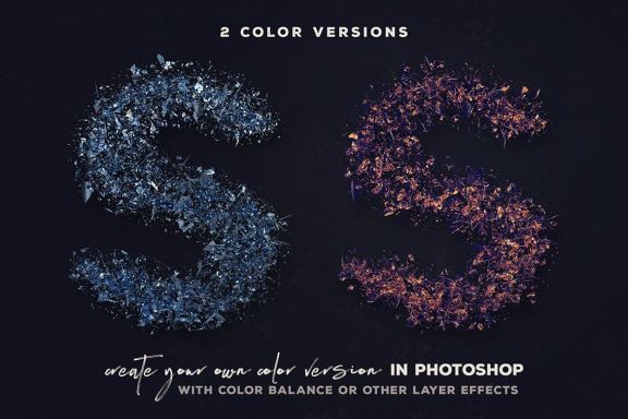 Scrap Glass – 3D Lettering