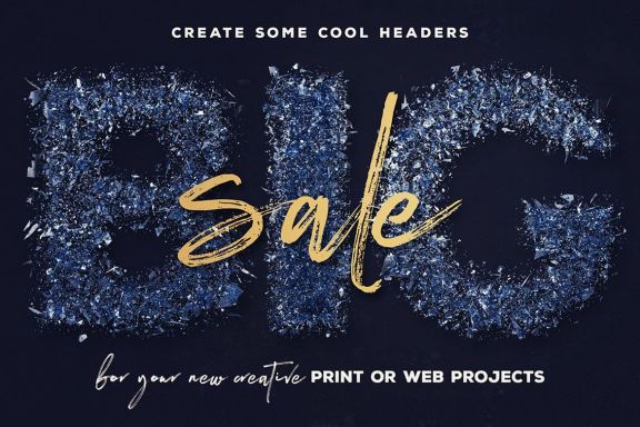 Scrap Glass – 3D Lettering