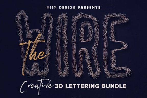 The Wire – 3D Lettering