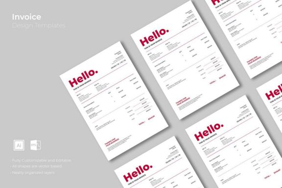 Invoice Design Template