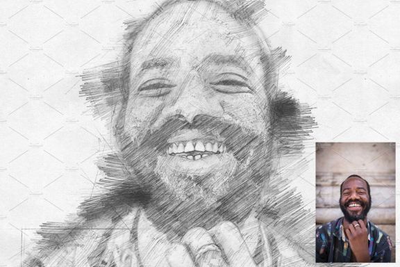 Pencil Sketch Photoshop Action