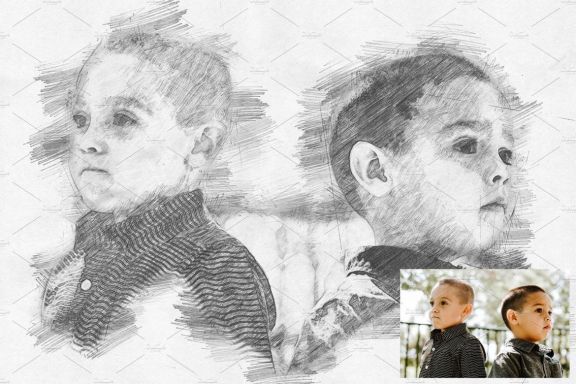 Pencil Sketch Photoshop Action