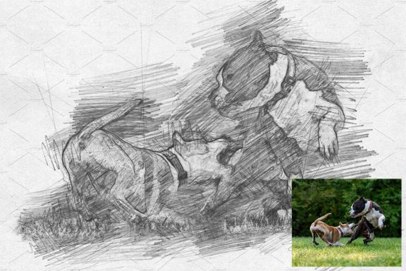 Pencil Sketch Photoshop Action