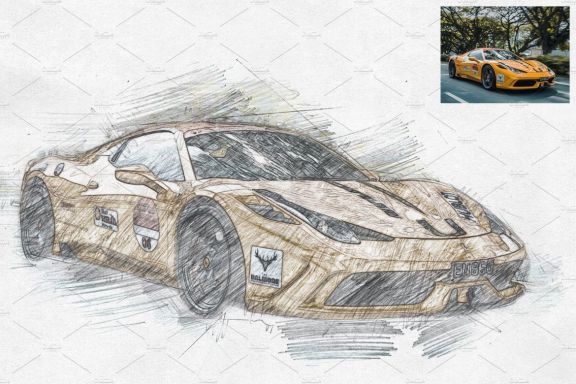 Pencil Sketch Photoshop Action