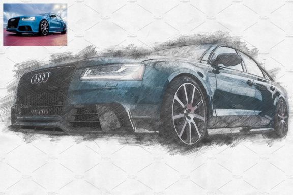 Pencil Sketch Photoshop Action