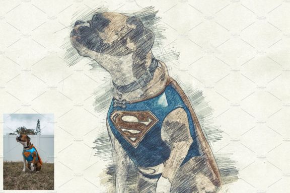 Pencil Sketch Photoshop Action