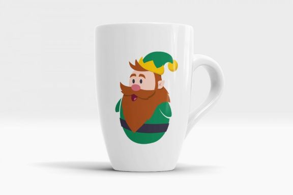 Christmas Cute Flat Characters Set