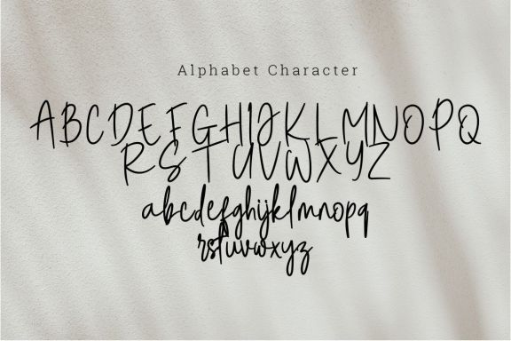 Steam Dangglem Signature font script