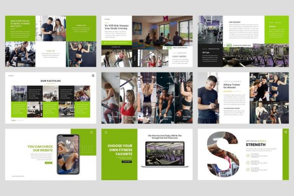 Sport - Fitness Business Workout Keynote Template