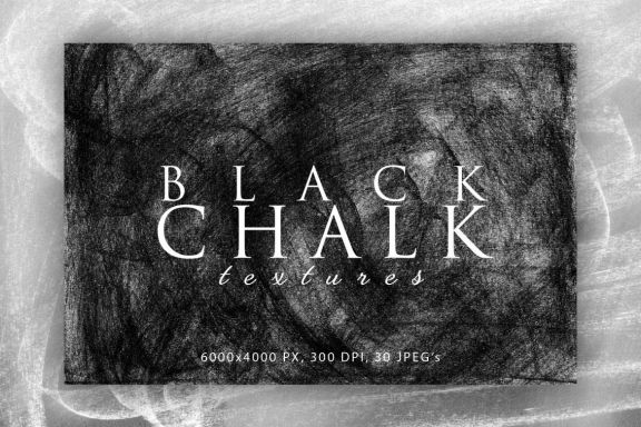 Black Chalk Textures 1