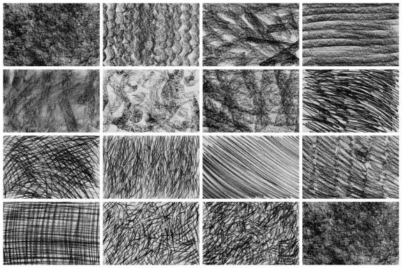 Black Chalk Textures 2