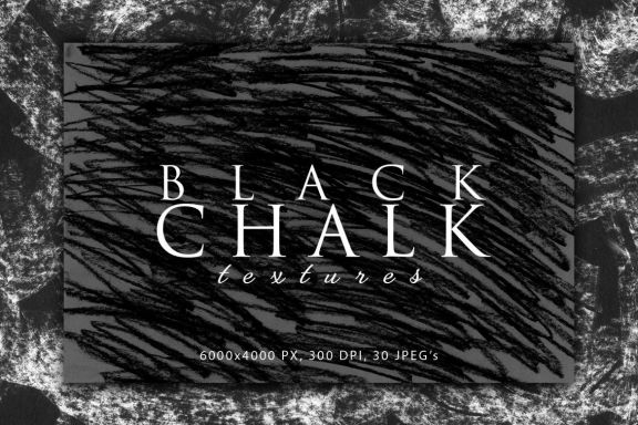 Black Chalk Textures 2