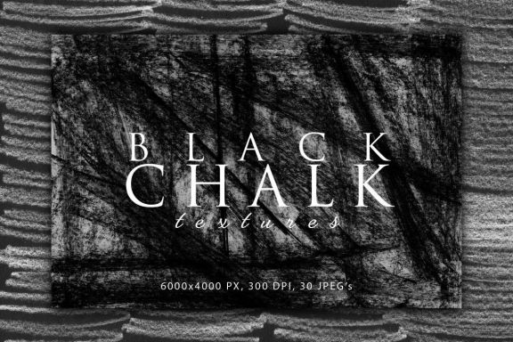 Black Chalk Textures 3