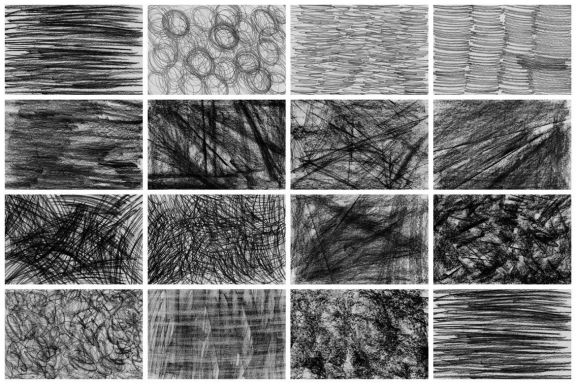 Black Chalk Textures 3