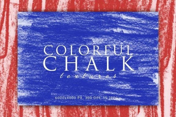Colorful Chalk Textures 1