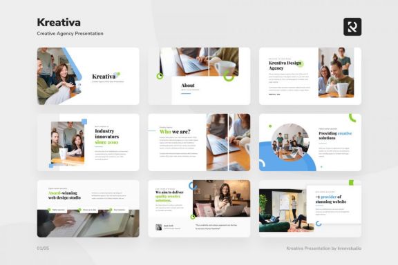 Kreativa - Creative Agency Power Point Template