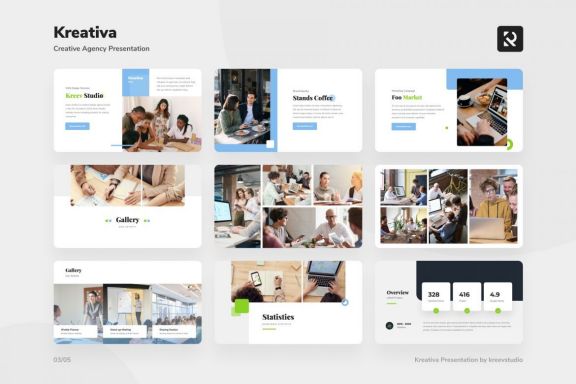 Kreativa - Creative Agency Power Point Template