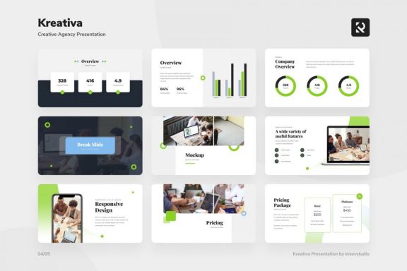 Kreativa - Creative Agency Power Point Template