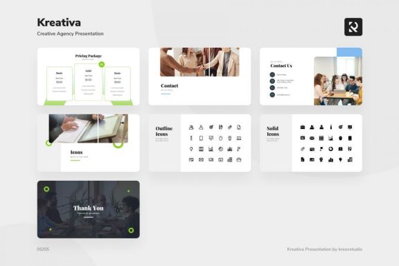 Kreativa - Creative Agency Power Point Template